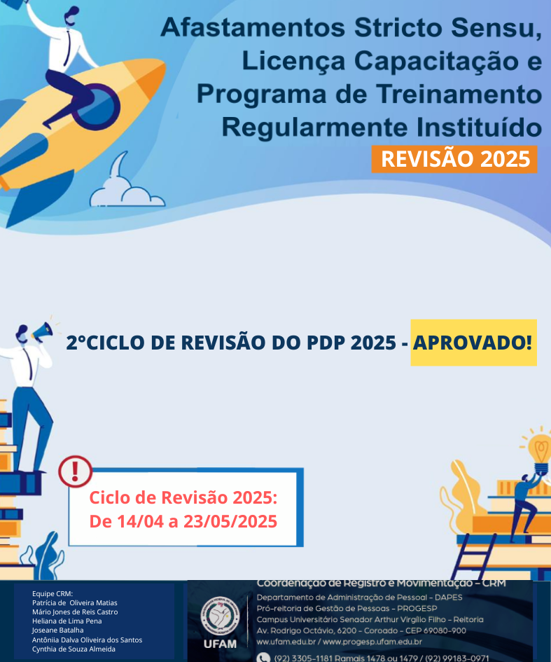  2° ciclo de revisão do PDP 2025